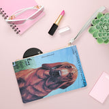 Bloodhound Dog Clutch Bag