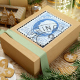 Ben Franklin Blue Stamp Sticker
