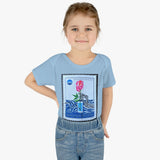 Skeleton Rose Stamp Baby Onesie