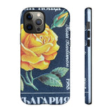 Yellow Rose Flower Tough Phone Case