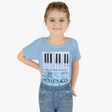 Piano Keys Stamp Baby Onesie