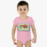 Cardinal Stamp Baby Onesie