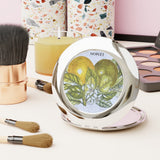 Lemon Citrus Compact Travel Mirror