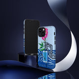 Skeleton Rose Tough Phone Case