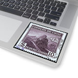 Train Stamp Sticker