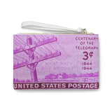 Telegraph Clutch Bag