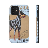 Doberman Dog Tough Phone Case