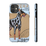 Doberman Dog Tough Phone Case