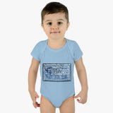 Espresso Blue Baby Onesie