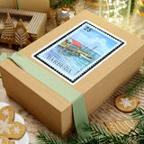 Boat Hut Stamp Sticker
