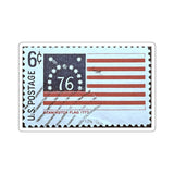 Bennington Flag Stamp Sticker