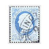 Ben Franklin Blue Stamp Sticker
