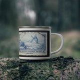 Windmill Stamp Enamel Mug