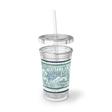French Stamp Acrylic Cup