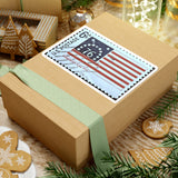 Bennington Flag Stamp Sticker