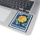 Yellow Rose Stamp Sticker