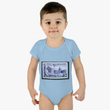 Wisconsin Stamp Baby Onesie