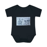 Fisherman Stamp Baby Onesie