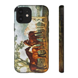 Wild Horses Stamp - Tough Phone Case