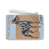 Doberman Dog Clutch Bag