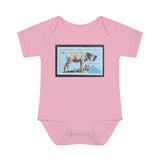 Bighorn Sheep Stamp Baby Onesie