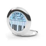 Piano Keys Compact Travel Mirror
