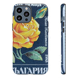 Yellow Rose Flower Tough Phone Case