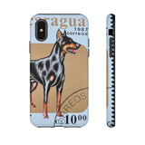 Doberman Dog Tough Phone Case