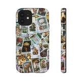 Mushroom Stamps Tough Phone Case