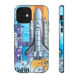 Space Rocket Tough Phone Case