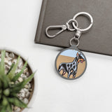 Doberman Dog Keyring