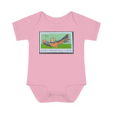 Haida Canoe Stamp Baby Onesie
