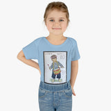 Little Drummer Kid Stamp Baby Onesie