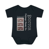 Doctor 1947 Postage Stamp - Infant Baby Rib Bodysuit 0M - 24Mo