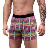 Men's Boxer Briefs - Energy Conservation 1977 Vintage Postage Stamp Theme