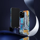 Space Rocket Tough Phone Case
