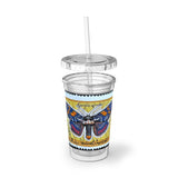 Moth Stamp Acrylic Cup