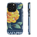 Yellow Rose Flower Tough Phone Case