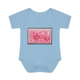 Betsy Ross Stamp Baby Onesie