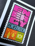 Energy Conservation 1974 Framed #1547
