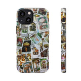 Mushroom Stamps Tough Phone Case