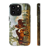 Wild Horses Stamp - Tough Phone Case