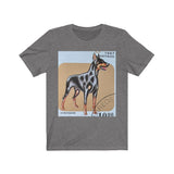 Doberman Dog Stamp T-shirt