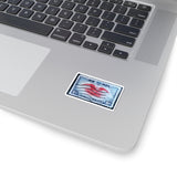 Air Mail USA Stamp Sticker