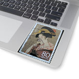 Sipping a Drink Stamp Sticker