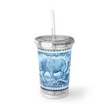 Blue Rhino Stamp Acrylic Cup
