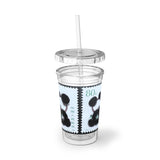 Panda Bear Stamp Acrylic Cup