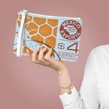 Honey Comb Bee Clutch Bag