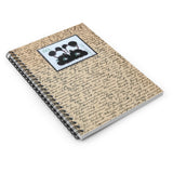 Panda Bear Stamp Spiral Notebook