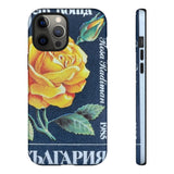 Yellow Rose Flower Tough Phone Case
